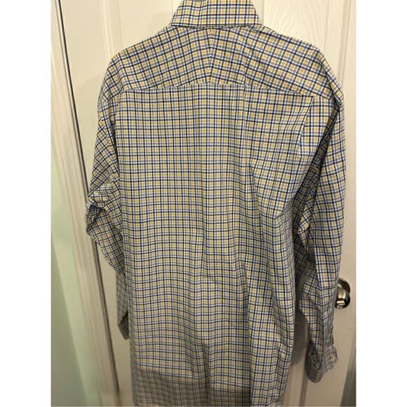 Enro Blue and Brown Casual Button Down. Size XXXL - Picture 6 of 6